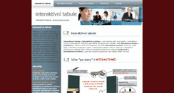 Desktop Screenshot of interaktivnitabule-engel.cz